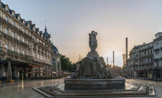 * F3 Haussmannien, Centre-Ville, 4 Pers, Wifi * Montpellier Buitenkant foto
