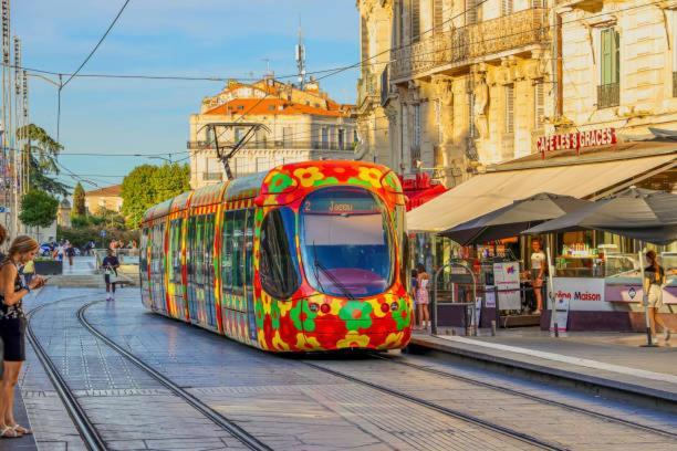 * F3 Haussmannien, Centre-Ville, 4 Pers, Wifi * Montpellier Buitenkant foto