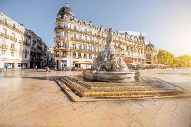 * F3 Haussmannien, Centre-Ville, 4 Pers, Wifi * Montpellier Buitenkant foto